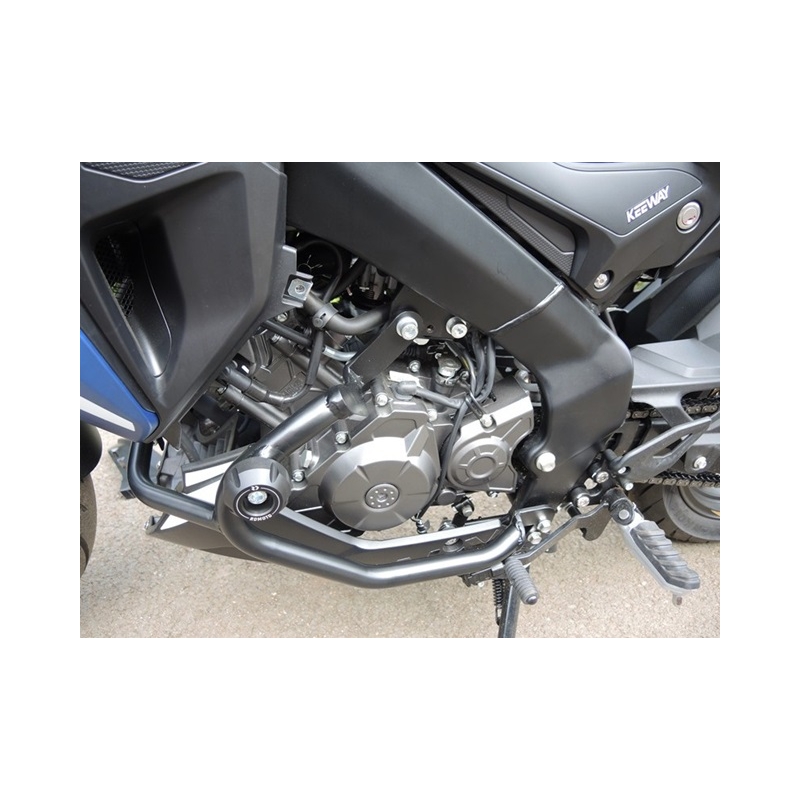 Engine guards RDMOTO fekete (with protectors)