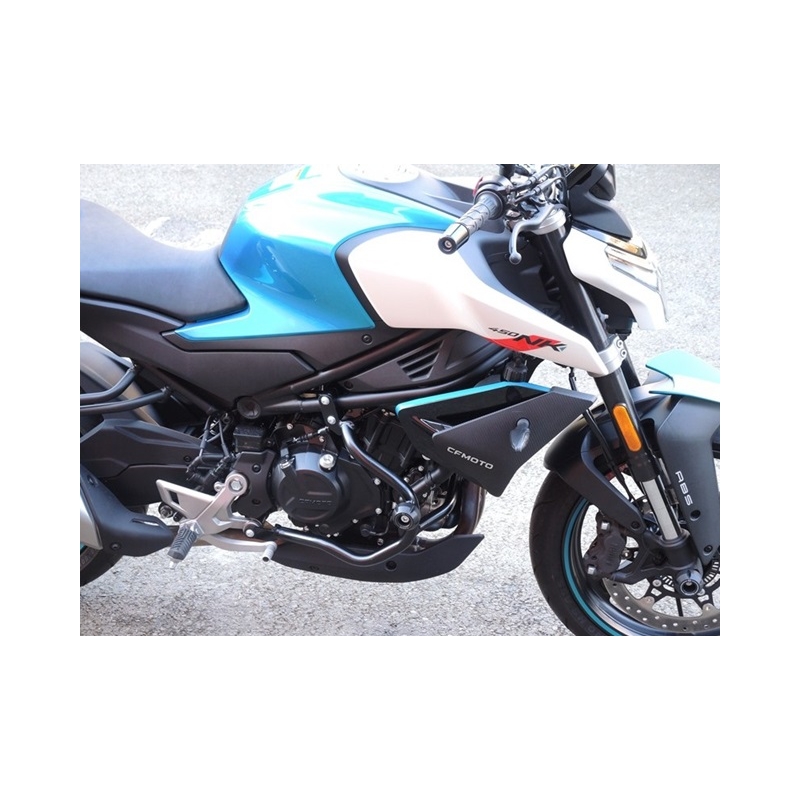 Engine guards RDMOTO fekete (with protectors)