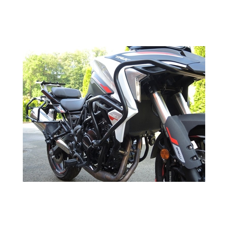 Engine guards RDMOTO fekete (upper + lower frames with protectors)