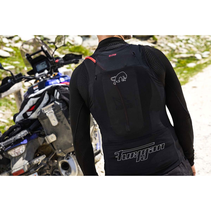 Furygan X-Road Vest D3O® testprotektor fekete