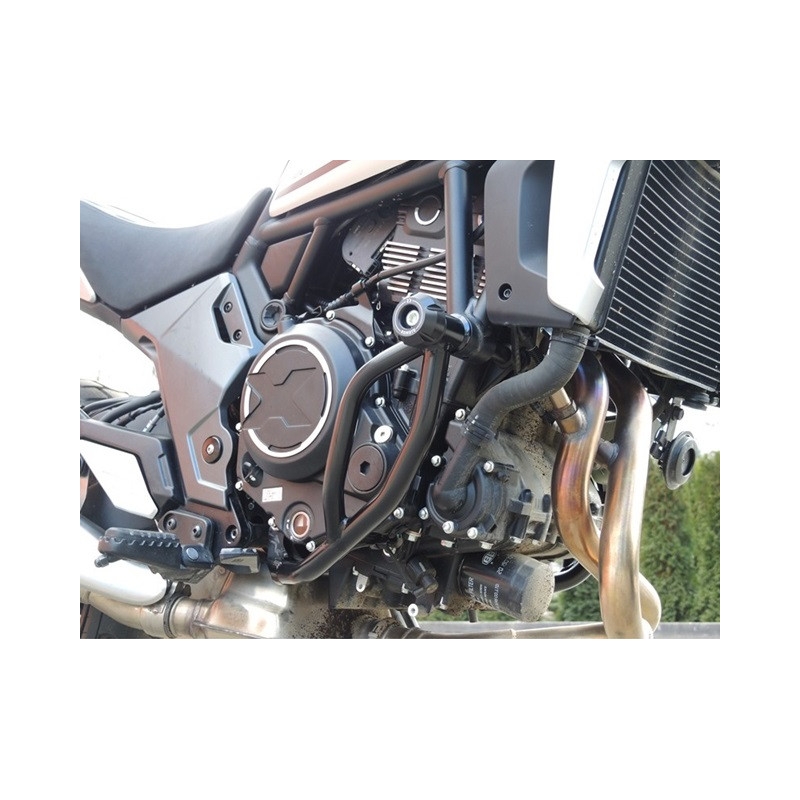 Engine guards RDMOTO fekete (with protectors)