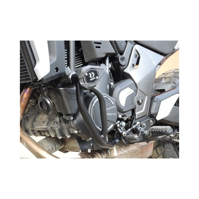 Engine guards RDMOTO fekete (with protectors)