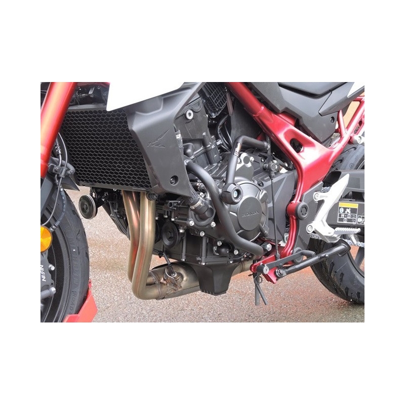 Engine guards RDMOTO fekete (with protectors)