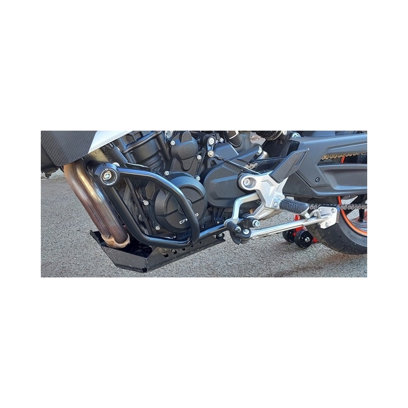 Engine guards RDMOTO fekete (with protectors)