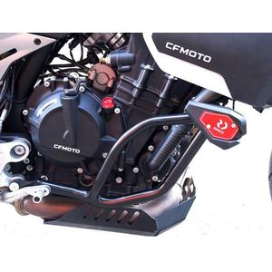 Engine guards RDMOTO CF176KDSL01K fekete (with protectors)