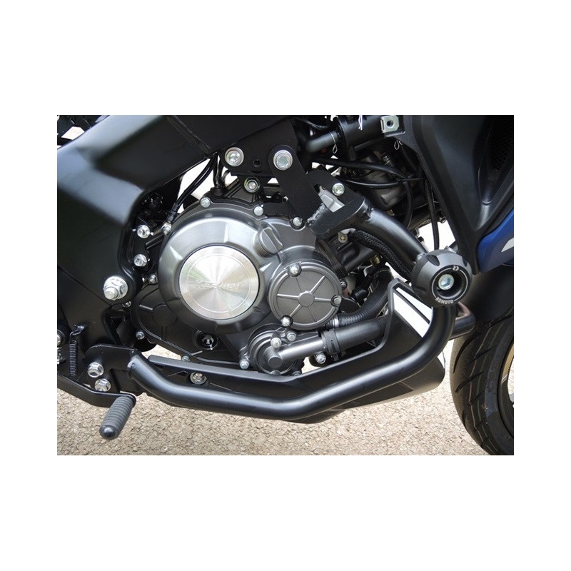 Engine guards RDMOTO fekete (with protectors)