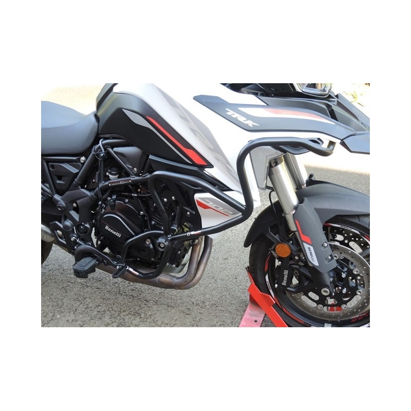 Engine guards RDMOTO fekete (upper + lower frames with protectors)