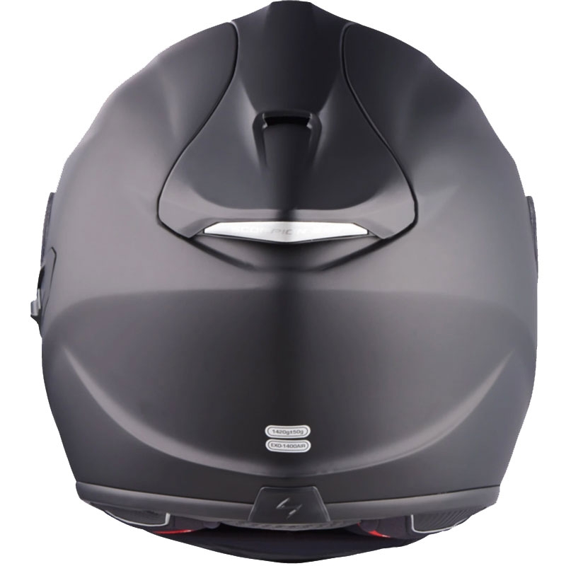 Scorpion EXO-1400 EVO II Air Solid beépített motoros sisak matt fekete kiárusítás