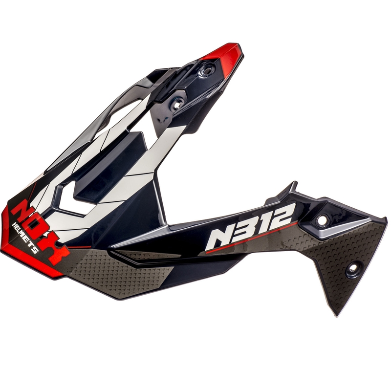 NOX N312 motoros bukósisakhoz sild fehér-kék-piros