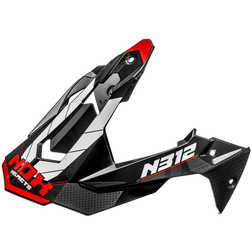 NOX N312 motoros bukósisakhoz sild fehér-fekete-piros