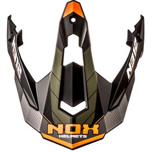 Sild NOX N312 Vapor motoros bukósiakhoz matt khaki-narancssárga