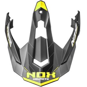 Sild NOX N312 Vapor motoros bukósiakhoz matt fekete-sárga