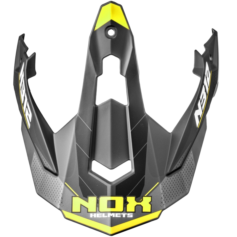 Sild NOX N312 Vapor motoros bukósiakhoz matt fekete-sárga