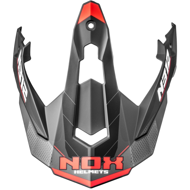 NOX N312 motoros bukósisakhoz sild matt fekete-piros
