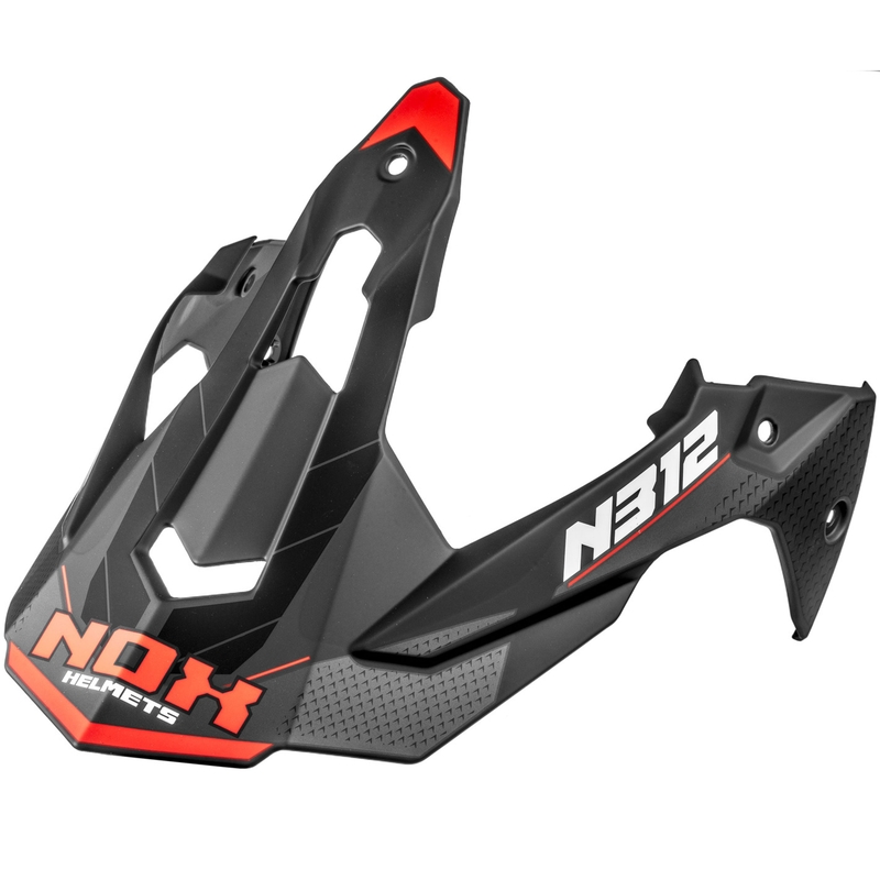 NOX N312 motoros bukósisakhoz sild matt fekete-piros
