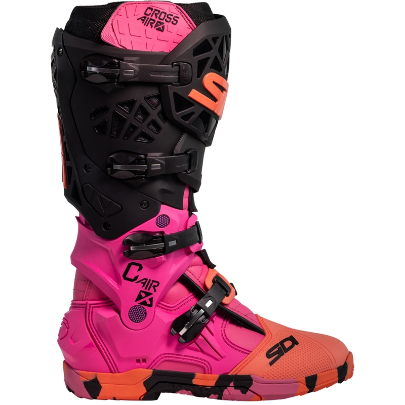 SiDi Crossair X Messy motoros csizma korallszínű