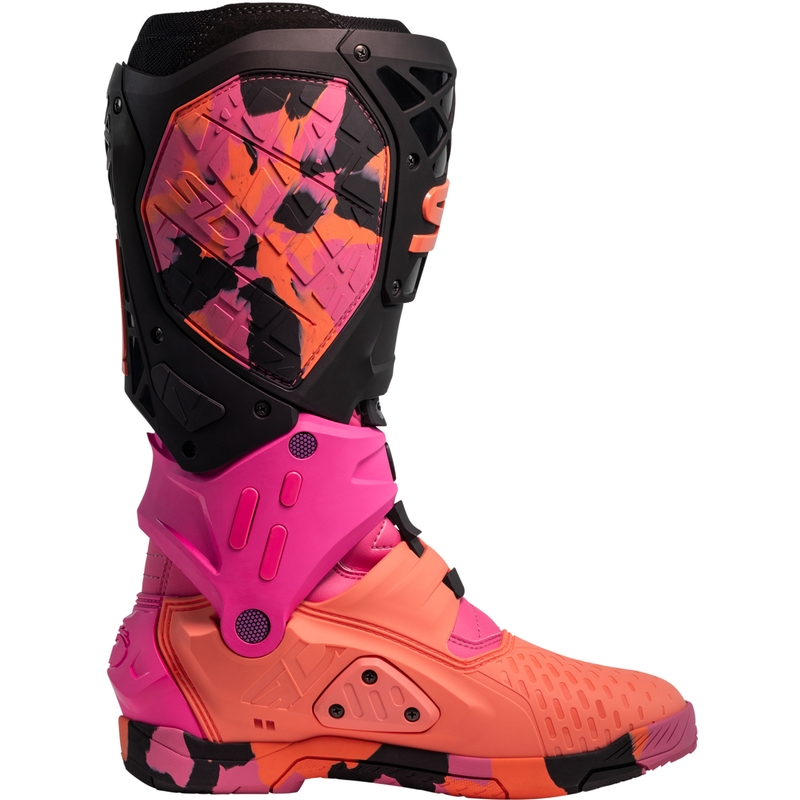 SiDi Crossair X Messy motoros csizma korallszínű
