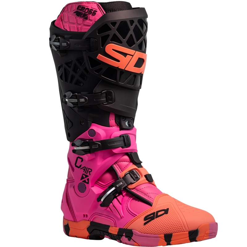 SiDi Crossair X Messy motoros csizma korallszínű