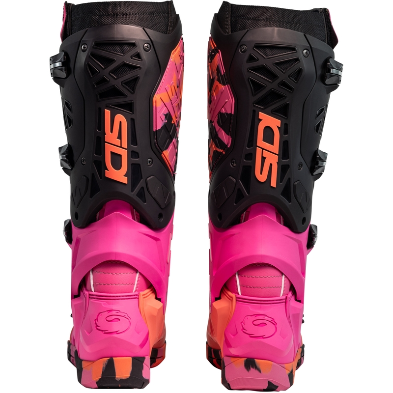 SiDi Crossair X Messy motoros csizma korallszínű