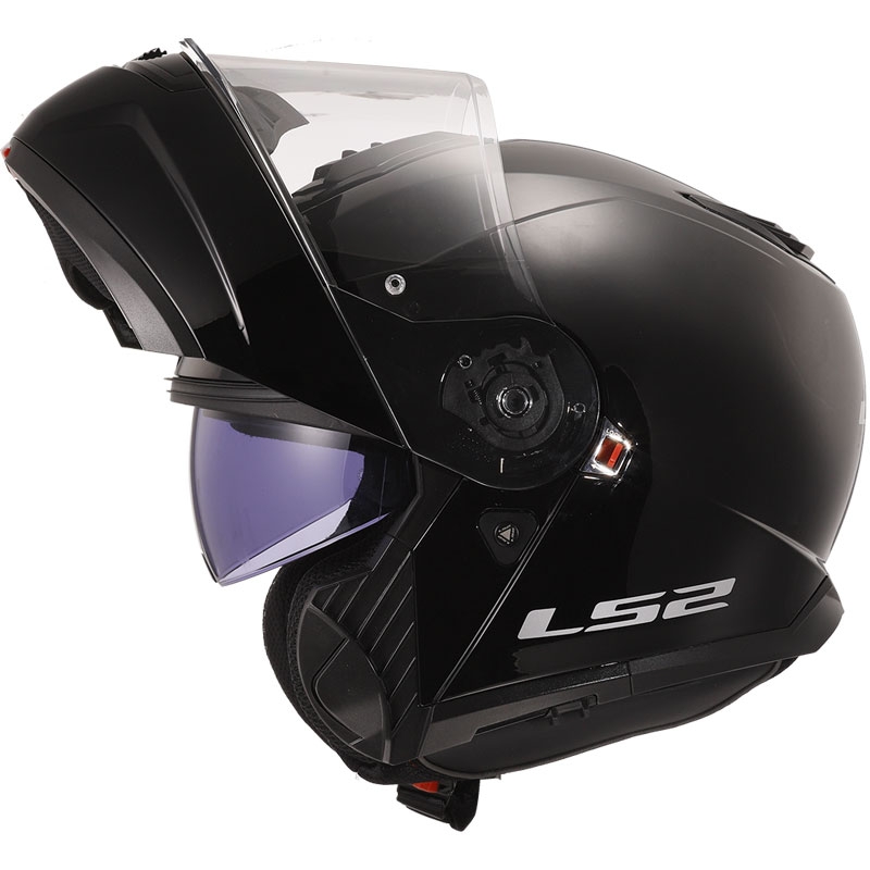 LS2 FF908 Strobe II felnyitható bukósisak fekete fényes