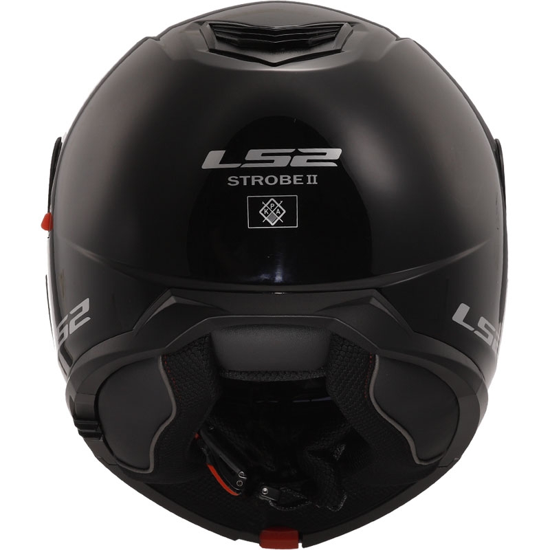 LS2 FF908 Strobe II felnyitható bukósisak fekete fényes