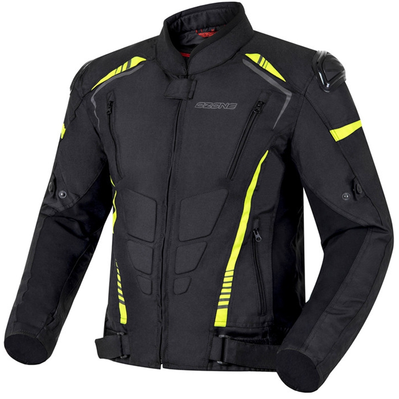 Ozone Pulse motoros kabát fekete-fluo sárga