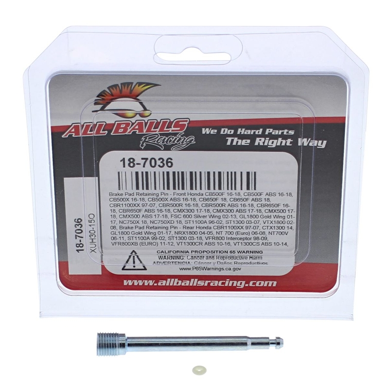 Brake pad retaining pin kit All Balls Racing