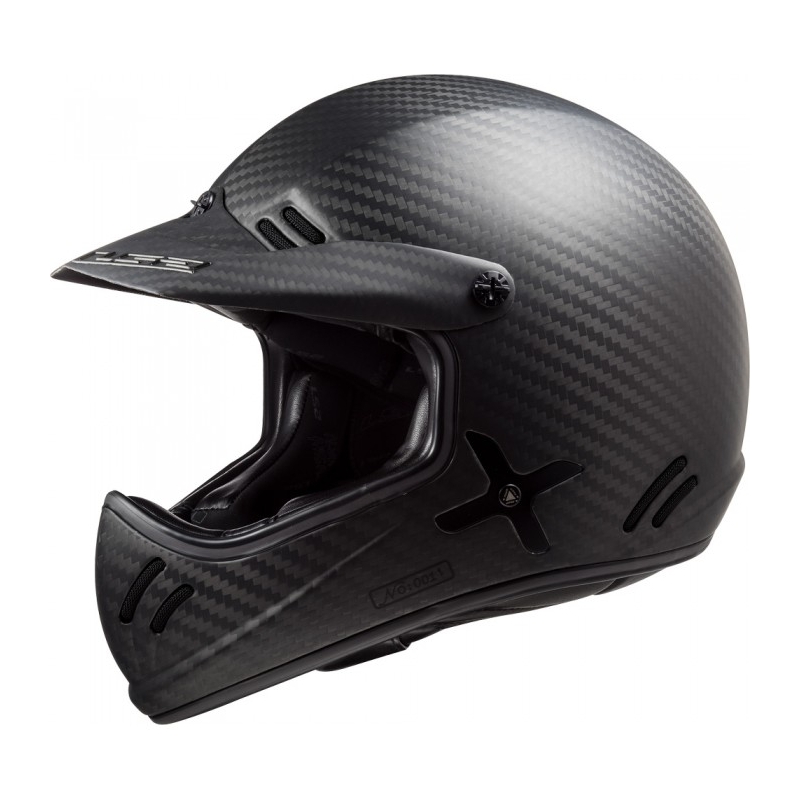 Motocross sisak LS2 MX471 Xtra szilárd szén kiárusítás