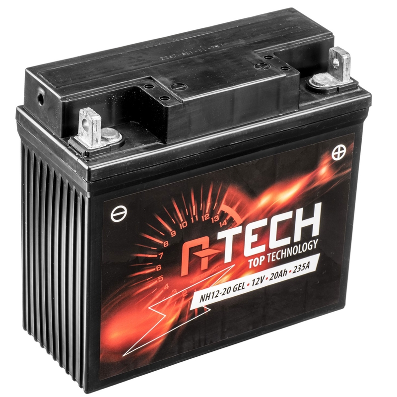 A-TECH 12V, NH12-20, 51913, 20Ah, 235A zselés akkumulátor