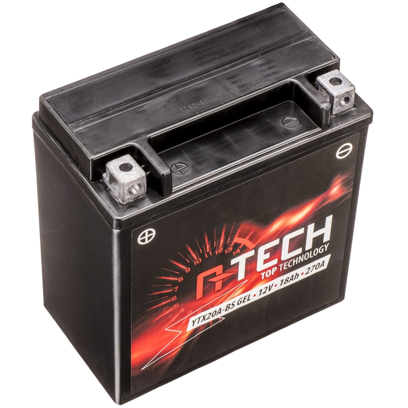 A-TECH 12V, YTX20A-BS GEL, 18Ah, 270A zselés akkumulátor karbantartásmentes