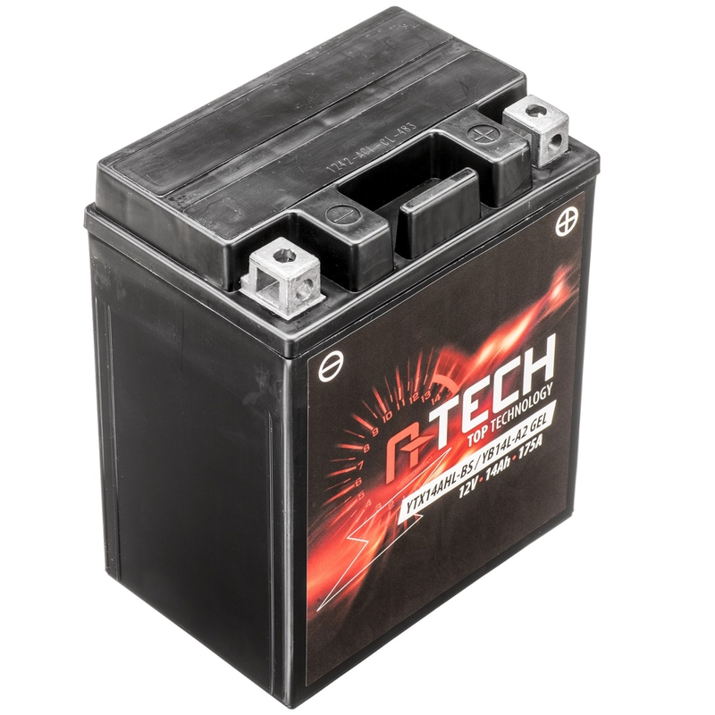 A-TECH 12V, YTX14AHL-BS/YB14L-A2, 14Ah, 175A zselés akkumulátor karbantartásmentes