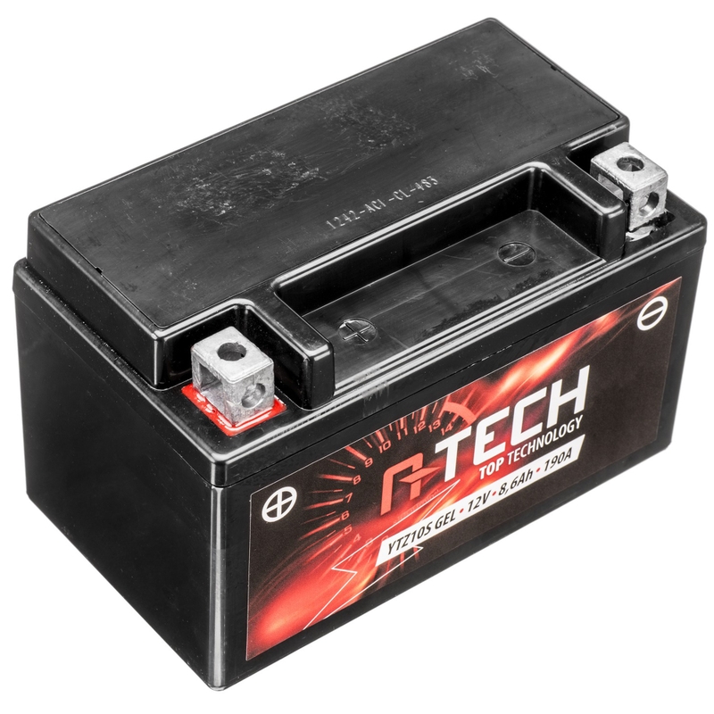 A-TECH 12V, YTZ10S, 8,6Ah, 190A zselés akkumulátor karbantartásmentes