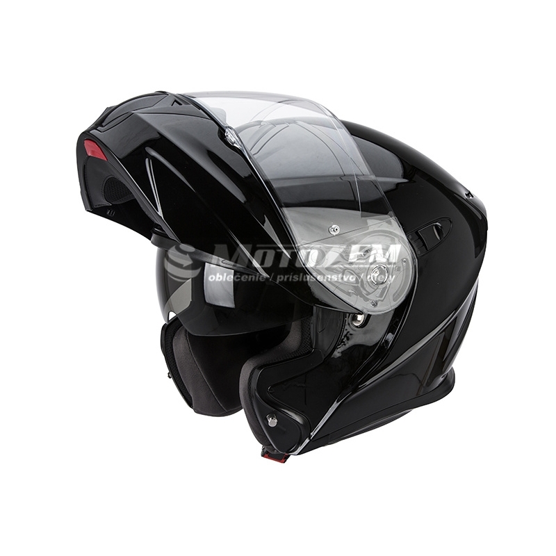 Motoros sisak összecsukható Scorpion EXO-920 fekete fényes - II.class