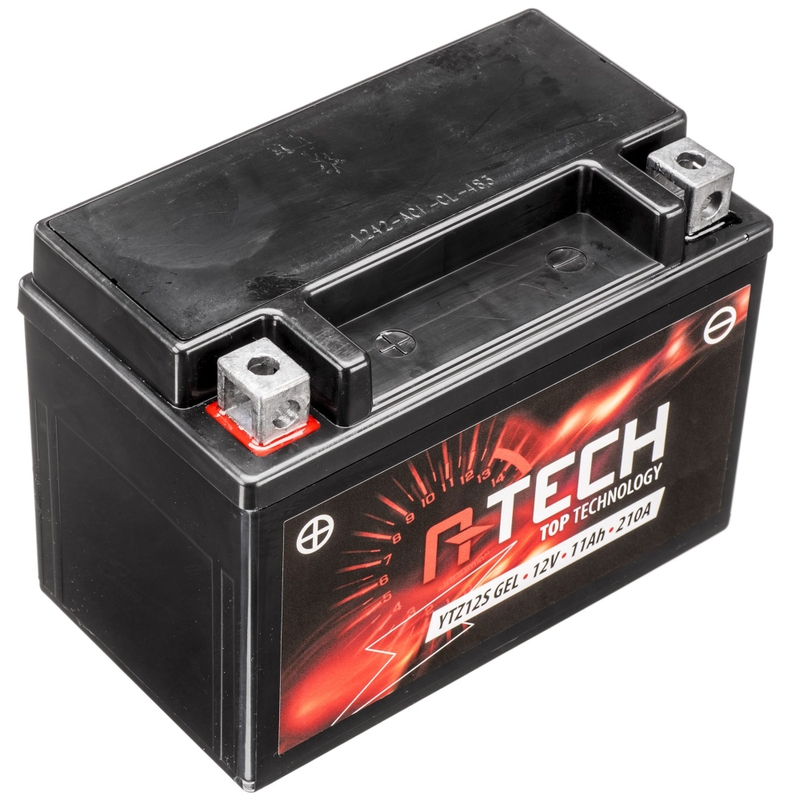 A-TECH 12V, YTZ12S, YTZ12S-BS, 12V, 11Ah, 210A zselés akkumulátor karbantartásmentes