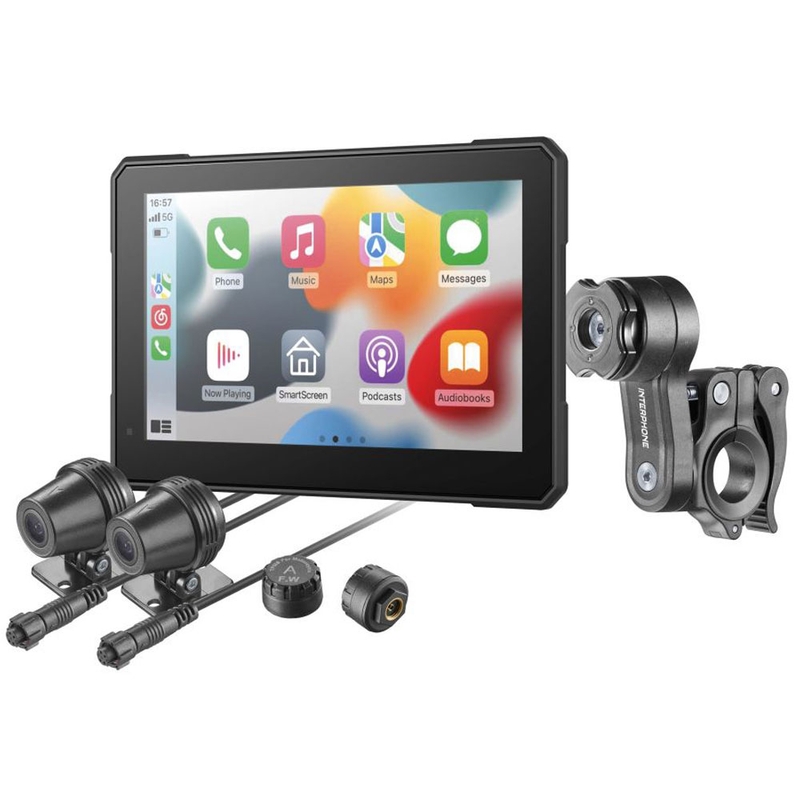 Interphone RIDESYNC70 Apple CarPlay és Android Auto kijelző motorkerékpárokhoz