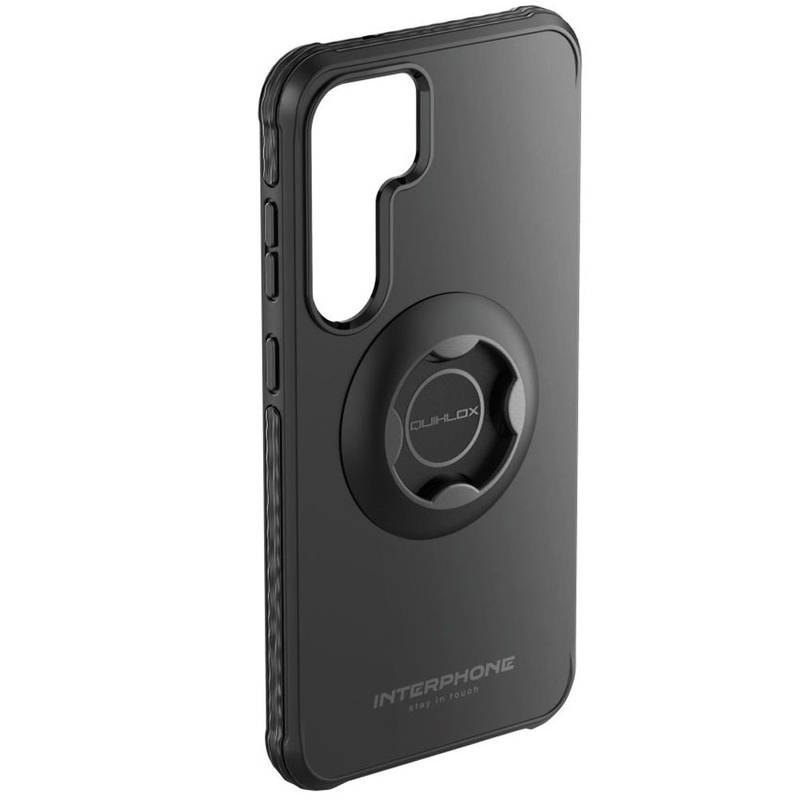 Interphone QUIKLOX Tetraforce védőtok Samsung Galaxy S25 készülékhez fekete