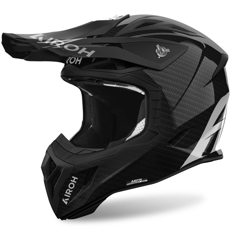 Airoh Aviator ACE 2 Carbon motokrossz sisak fényes fekete