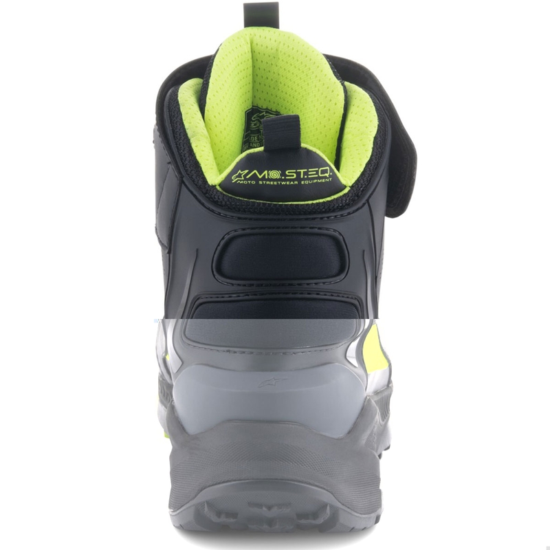 Alpinestars Speedstreet motoros cipő fekete-lime-kék