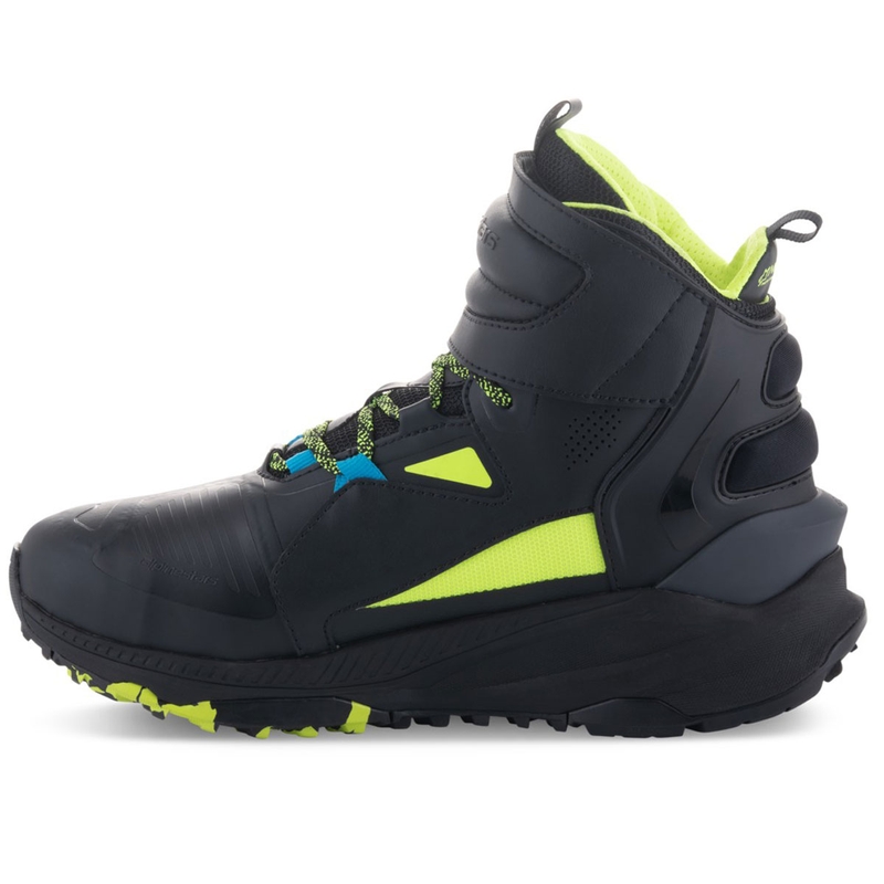 Alpinestars Speedstreet motoros cipő fekete-lime-kék