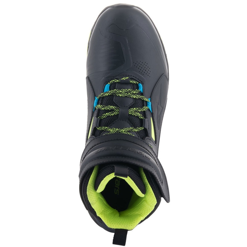 Alpinestars Speedstreet motoros cipő fekete-lime-kék