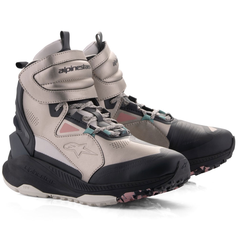 Alpinestars Speedstreet motoros cipő bézs-korall-fekete-kék