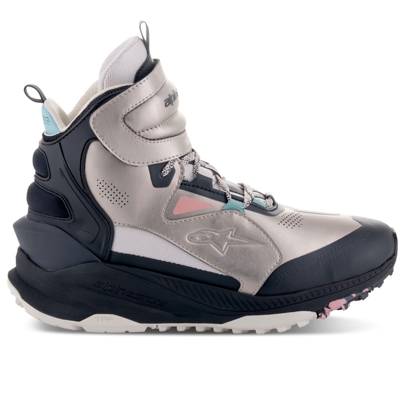 Alpinestars Speedstreet motoros cipő bézs-korall-fekete-kék