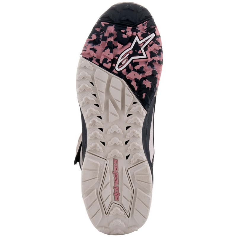 Alpinestars Speedstreet motoros cipő bézs-korall-fekete-kék