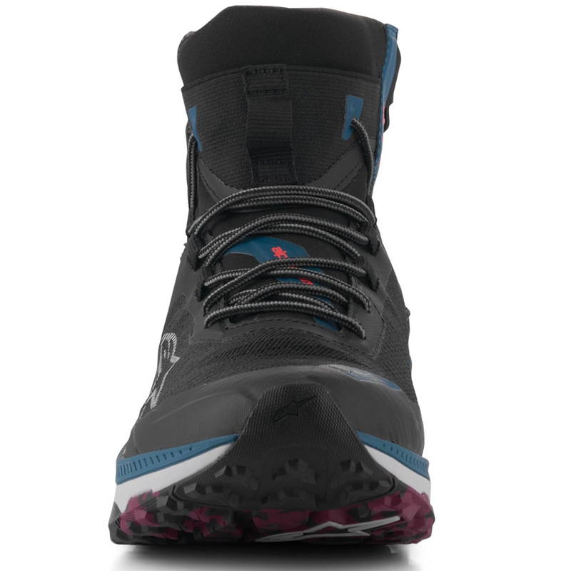Alpinestars Speedforce XR motoros cipő fekete-kék-zöld-szürke