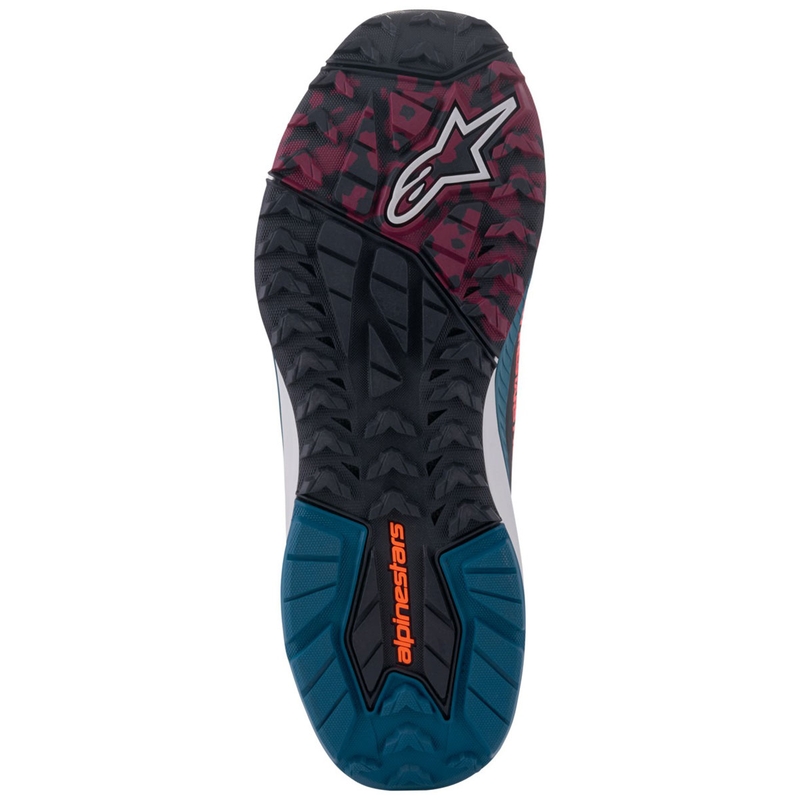 Alpinestars Speedforce XR motoros cipő fekete-kék-zöld-szürke