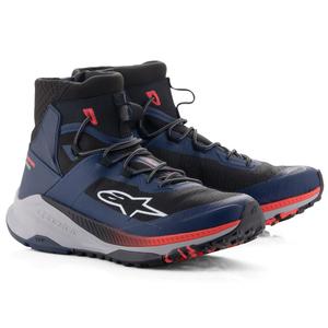 Alpinestars Speedforce XR motoros cipő kék-fekete-fluo piros-szürke