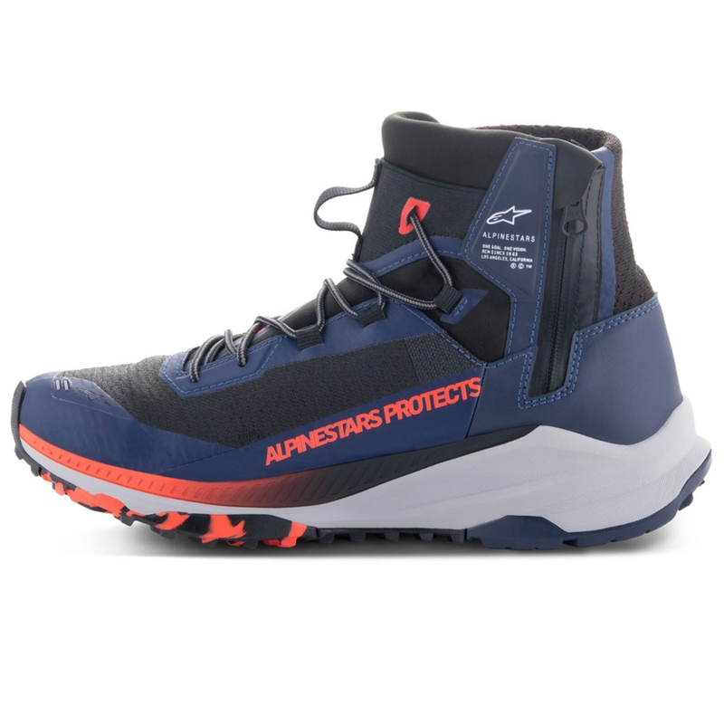 Alpinestars Speedforce XR motoros cipő kék-fekete-fluo piros-szürke