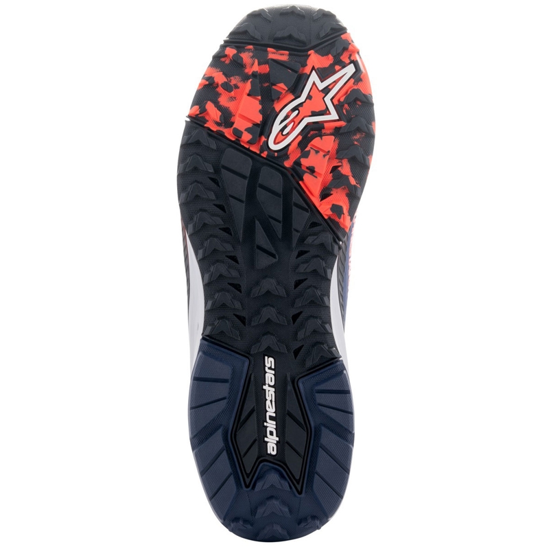 Alpinestars Speedforce XR motoros cipő kék-fekete-fluo piros-szürke