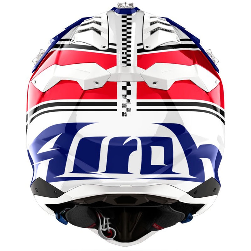 Airoh Aviator 3 Hima motokrossz bukósisak fényes piros