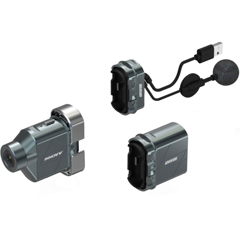INNOVV H5 motoros sisak kamera ezüst-szürke